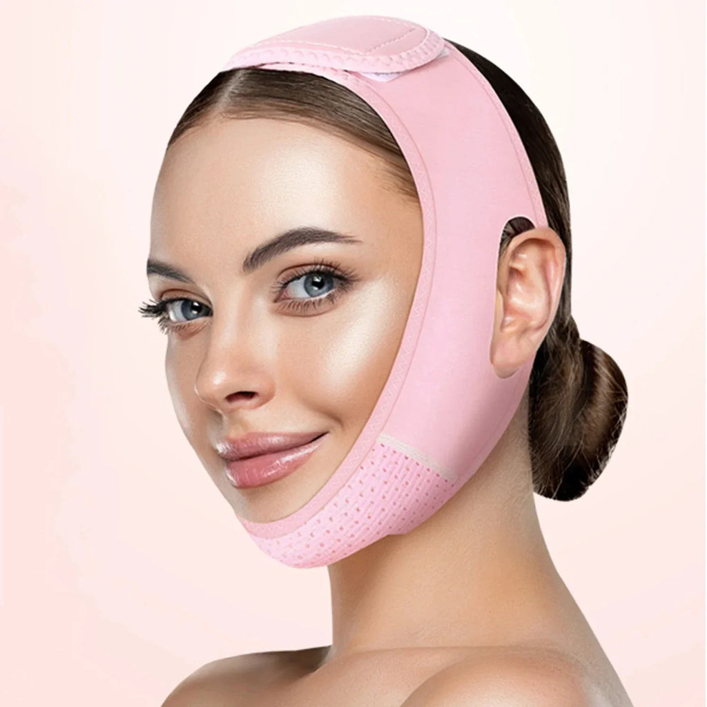 Women’s Facial Slimming and Lifting Band - V-Line Shaper and Chin Cheek Lift Belt for Skin Care and Beauty Massage