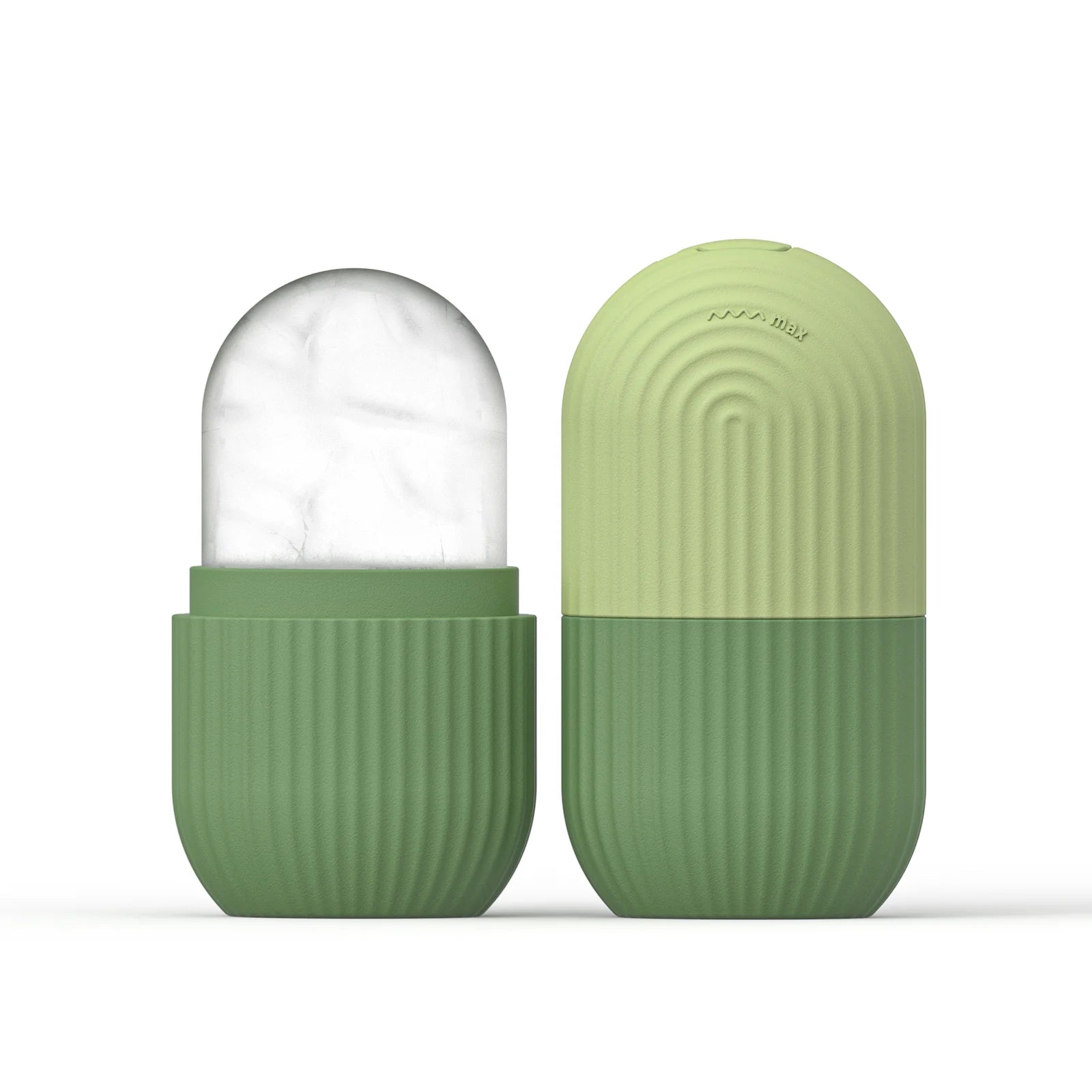 Molde de Cubo de Hielo Facial de Silicona para Belleza y Cuidado de la Piel con Rodillo de Hielo