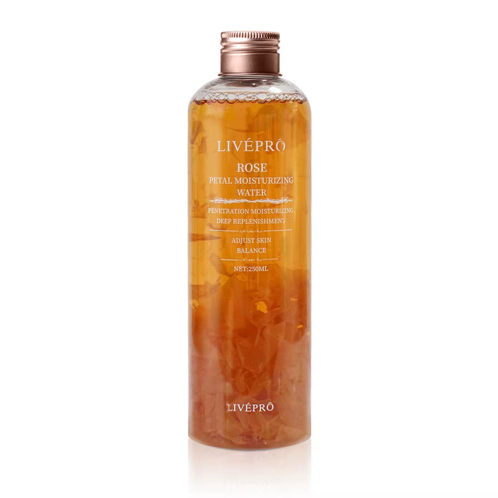Rose Petal Water Toner and Moisturizing Essence for Skin Care