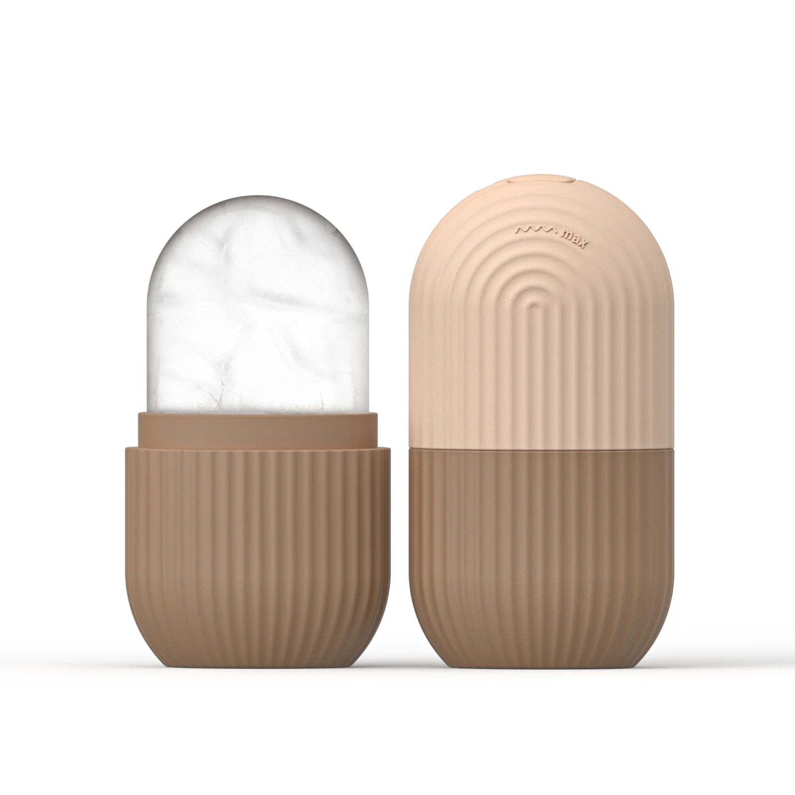 Molde de Cubo de Hielo Facial de Silicona para Belleza y Cuidado de la Piel con Rodillo de Hielo