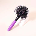 3D Bomb Curl Hair Brush Set - 360° Round Styling and Detangling Brush for Real Hair Wigs