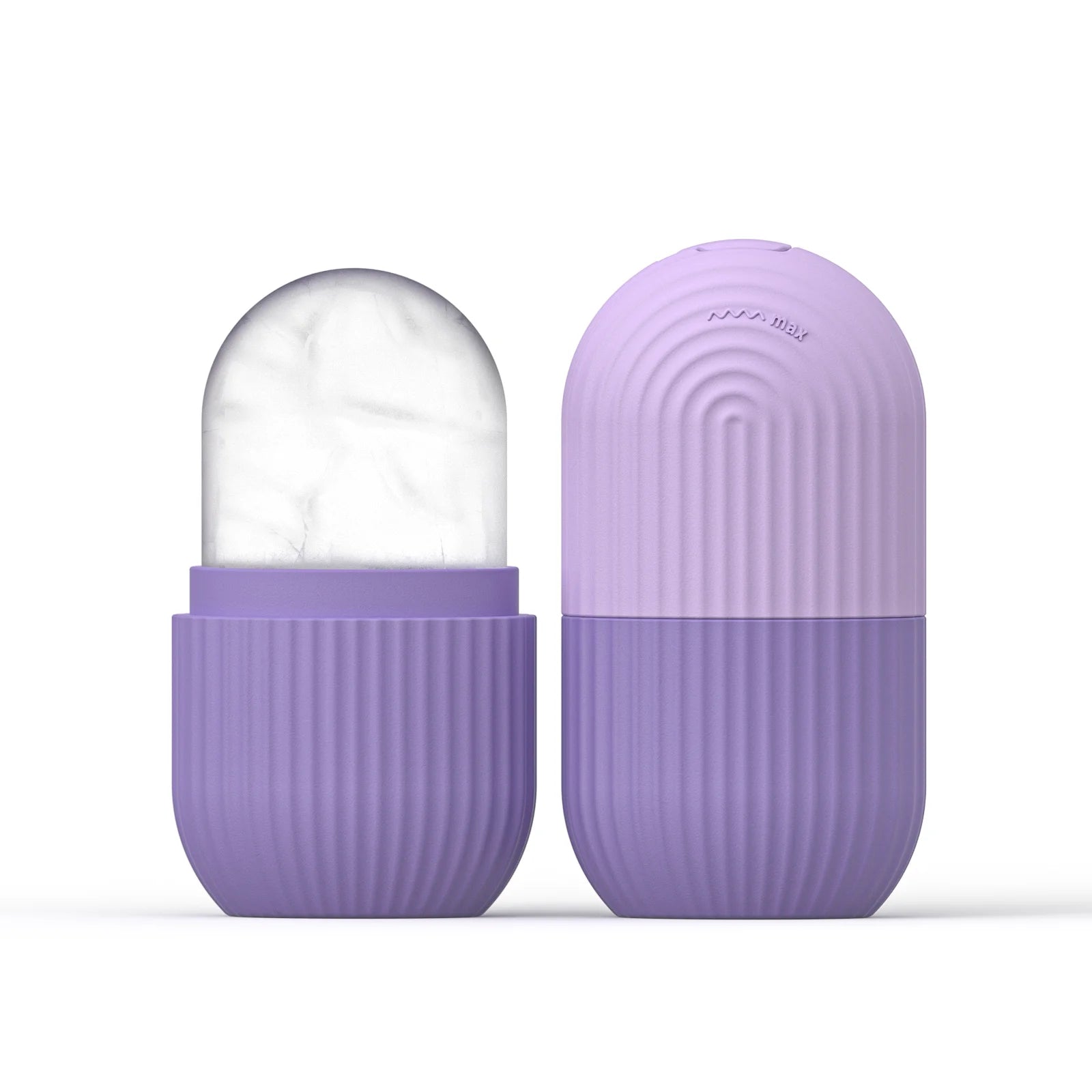 Molde de Cubo de Hielo Facial de Silicona para Belleza y Cuidado de la Piel con Rodillo de Hielo