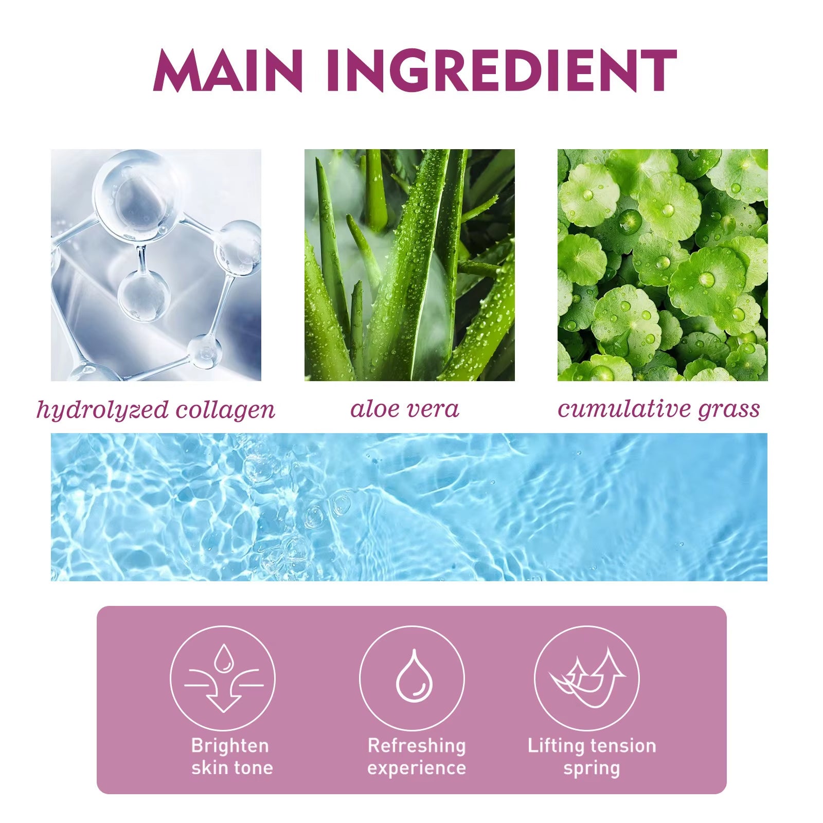 Hydrolyzed Collagen Neck Cream for Firming, Lifting, and Moisturizing - 40g Rejuvenation Lotion