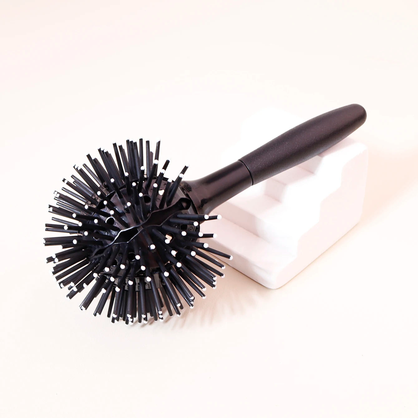 3D Bomb Curl Hair Brush Set - 360° Round Styling and Detangling Brush for Real Hair Wigs