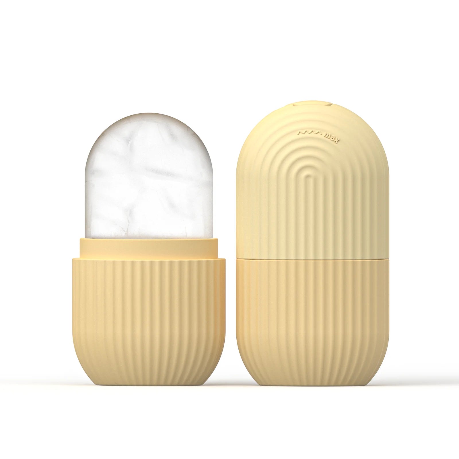 Molde de Cubo de Hielo Facial de Silicona para Belleza y Cuidado de la Piel con Rodillo de Hielo