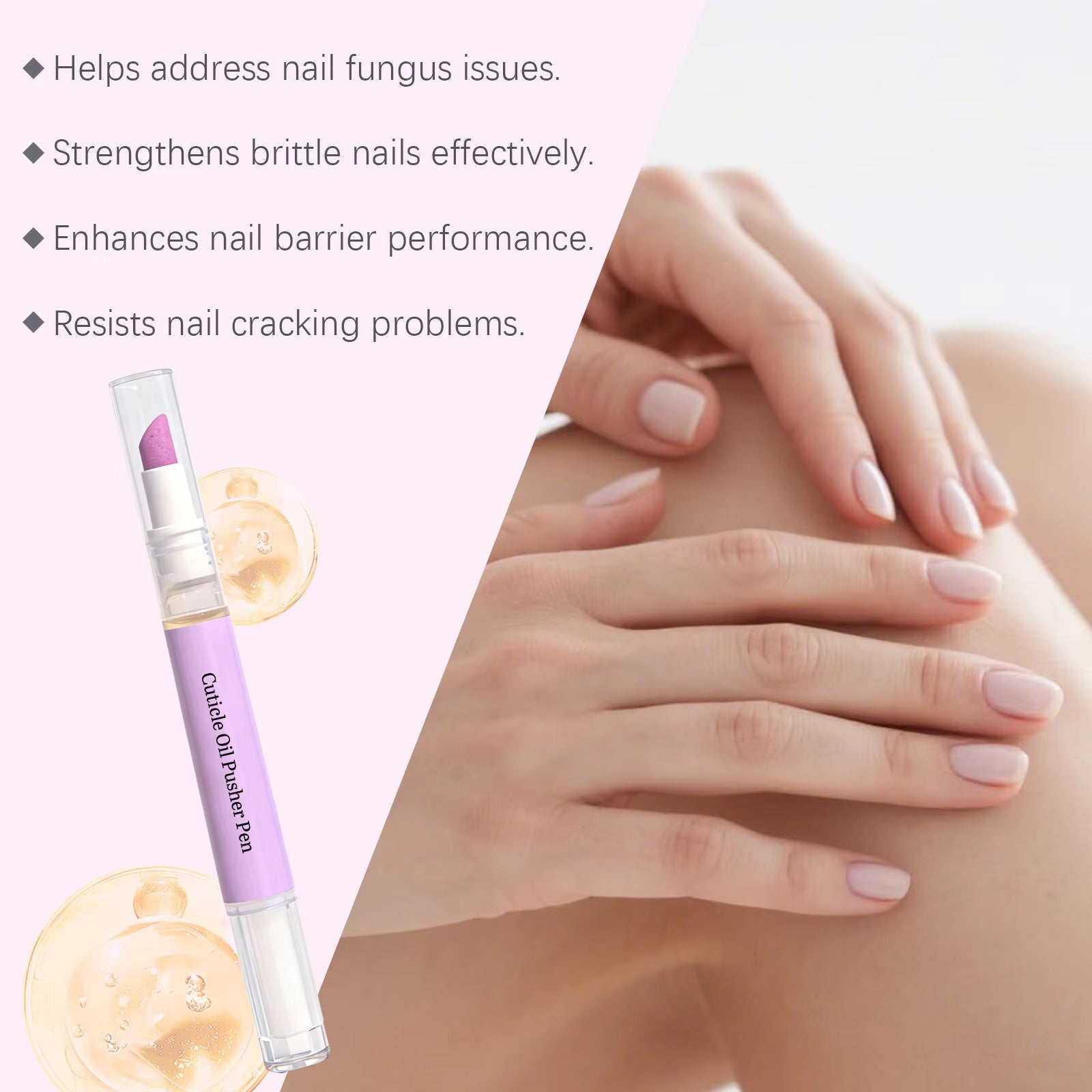 Nourishing Nail Cuticle Oil Pen for Strengthening and Repairing Cuticles and Removing Dead Skin