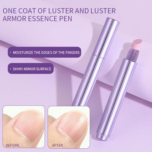 Ceramic Cuticle Oil Pusher Pen: 3-in-1 Nail Care Tool for Cuticle Removal and Nail Repair