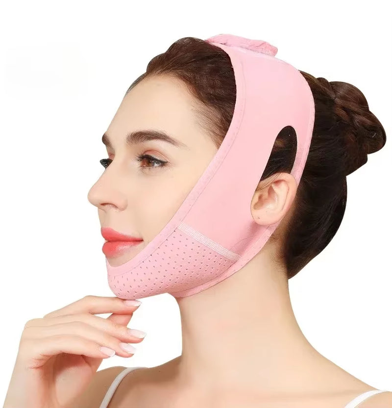 Women’s Facial Slimming and Lifting Band - V-Line Shaper and Chin Cheek Lift Belt for Skin Care and Beauty Massage