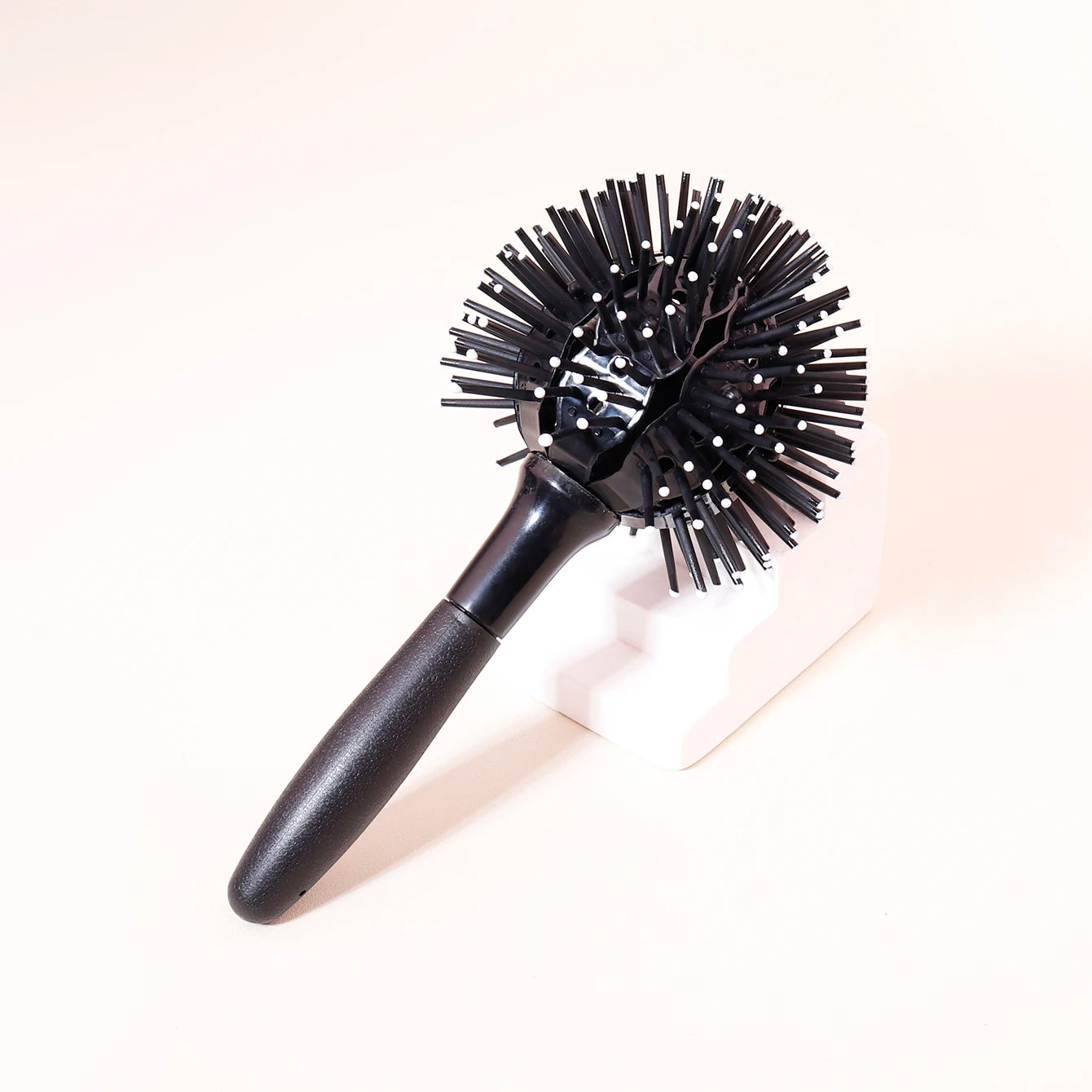 3D Bomb Curl Hair Brush Set - 360° Round Styling and Detangling Brush for Real Hair Wigs